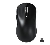 MANBASNAKE Attack Shark X3MAX - Ratón inalámbrico Supelight de 49 g, BT/2.4G inalámbrico/con cable, sensor óptico PAW3950 42K DPI, batería de 200 horas, mouse programable para PC/Mac/Win/Xbox (negro)