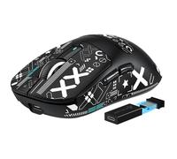 MANBASNAKE Ratón X3 Pro 4K/8K Hz, 59g Superlight BT/2.4G Ratón para juegos inalámbrico/con cable, sensor de juego PixArt PAW3395, 26000 DPI, cinta de agarre, botones programables para