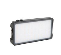 Manbily Mini Panel LED Bicolor LED Portátil 3000-6500K Luz de Fotografía con Cabezal de Bola de Zapata Fría
