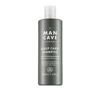 ManCave Champú Anticaspa Hombre 350 ml, Bloqueador DHT, Saw Palmetto, Pantenol y Betaína, Estimula el Crecimiento del Cabello, Sin Sulfatos, Vegano, Fabricado en UK