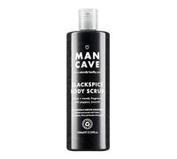 ManCave Exfoliante Corporal Blackspice, 500 ml - Peeling Corporal para Hombre con Aroma Cálido y Amaderado - Exfoliante de Cuerpo con Piedra Pómez y Polvo de Carbón - Formulación Natural y Vegana