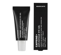 ManCave Gel Contorno de Ojos Antifatiga con Cafeína y Vitamina E, 15 ml - Corrector de Ojeras y Antiarrugas Hombre - Formulación Natural y Vegana - Rejuvenece Ojos Cansados
