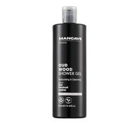 ManCave Gel de Ducha Oud Wood 500ml - Aroma Premium de Oud, Pachulí y Cuero - Gel de Ducha Hidratante para Hombres - Sin Sulfatos, Vegano, Sin Parabenos, Sin Crueldad, Ingredientes Naturales