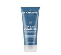 ManCave Gel de Ducha Sal Marina para Hombres 200ml - Ingredientes Naturales, Vegano, Sin Crueldad - Gel Costero con Hinojo Marino, Cipres y Bergamota - Envase Reciclado
