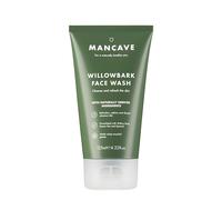 ManCave Gel Limpiador Facial Detox Hombre, 125ml | Corteza de Sauce, Té Verde y Extracto de Espinaca, Sin Sulfatos, Vegano