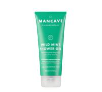 ManCave Wild Mint Gel de Ducha para Hombres 200ml - Ingredientes Naturales, Vegano, Sin Crueldad - Gel Energizante con Limón, Menta y Eucalipto - Envase Reciclado