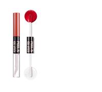 Mancha De Labios Mate Doble Con Acabado Tecnología Transferencia Transferencia Nutritiva A Prueba Manchas Para Uso Diario Peeling Lápiz Labial Doble Finalización