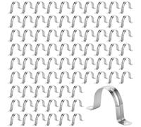 MANCHAP 200 abrazaderas de correa de tubo de 50 mm, abrazadera de conducto de acero inoxidable de 2 pulgadas para fijar manguera de instalación