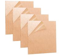 MANCHAP 4 láminas acrílicas transparentes de 6 mm, 300 mm x 300 mm, paneles de plástico acrílico de acrílicas para marcos de fotos, vidrio, dibujo, impresión, manualidades