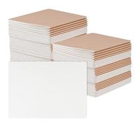 MANCHAP 60 cuadernos de papel kraft en blanco, tamaño A5, sin líneas, bloc de notas, bloc de notas, bloc de notas, bloc de notas para escribir, dibujar, diarios, 72 páginas, 5,6 x 8 pulgadas, marrón
