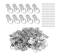 MANCHAP Paquete de 100 ganchos para marcos de fotos, doble agujero en D para colgar con tornillos, anillos en D para pintar, fotos, obras de arte