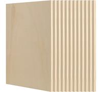 MANCHAP Paquete de 12 paneles de lienzo de madera de 9 x 12 pulgadas, tableros de pintura de madera sin terminar, tablero de lienzo de madera para pintar, arte encáustico, quema de madera, verter,