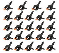 MANCHAP Paquete de 24 abrazaderas de resorte de plástico de 6 pulgadas, abrazaderas de resorte de nailon resistentes, clips de agarre rápido de plástico