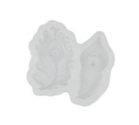 Manchas de pavo real eficientes moldes de silicona para hornear jabón de chocolate y artesanía detallada textura natural materiales de copia de seguridad elegantes pavos reales formas de plumas