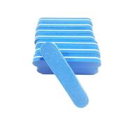 Manchas de uñas dobles, bloques de arena tampón de 100 piezas de bloque de lijado de esponja multicolor for lima de uñas, pulidor for manicura y pedicura.(100pcs Blue)