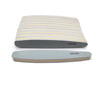 Manchas de uñas dobles, bloques de arena tampón de 50 limas de uñas 220/280 esponja de lija marrón verde 178x2,8x1,2cm