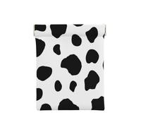 Manchas de Vaca, Squeeze Top Wallet Bolsa de Almacenamiento para Mujer Monedero pequeño Bolsa de Cambio