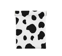 Manchas de Vaca, Squeeze Top Wallet Bolsa de Almacenamiento para Mujer Monedero pequeño Bolsa de Cambio