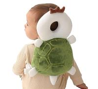 manchas protección para la cabeza del bebé, almohada para bebé, cojín anticaídas, ajustable, en forma tortuga, transpirable, anticolisión, cojín anticaída para caminar