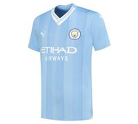 Manchester City Camiseta 1ª Equipación Niños 2023/24 - Equipo Azul Celeste - Tamaño: 15/16 Años