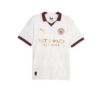 Manchester City Camiseta 2ª Equipación 2023/24 - Replica - Hombres - Blanco - Tamaño: XXL