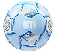 MANCHESTER CITY F.C. Balón de Fútbol Inglaterra, Pelota de Fútbol Niños y Adultos, Tallas 3, 4 o 5, Balón Fútbol para Entrenamiento (Azul Claro, 4)