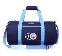 Manchester City F.C. Bolsa deportiva para hombres, adolescentes, equipo de aficionados, niños, bolsa de gimnasio grande para fútbol americano PE durante la noche