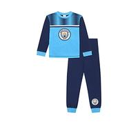 MANCHESTER CITY F.C - Pijama para niños de 3 a 15 años, producto oficial de fútbol americano, azul, 9-10 años