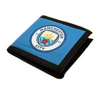 Manchester City FC - Cartera de Lona (Talla Única) (Blanco, Negro, Azul Cielo)