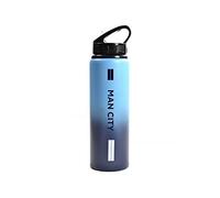 Manchester City FC Man City FC Fade Aluminium Water Bottle 750ml Botella, Adultos Unisex, Multicolor (Multicolor), Talla Única