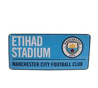 Manchester City FC Official Señal de Calle de Color, Unisex, Azul, Talla única