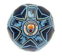 Manchester City Hy-Pro - Mini Pelota Suave de 4 Pulgadas con Licencia Oficial del F.C. - Man City, mercancía, Ideal para niños, Gran Idea de Regalo