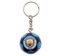 Manchester City Llavero de fútbol FC, azul, Taille unique