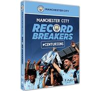 MANCHESTER CITY RECORD BREAKERS CENTURIONS 2017/2018 Sergio Aguero, Pep Guardiola