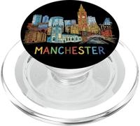 Manchester, Inglaterra, Recuerdo, Ciudad, hito Regalo PopSockets PopGrip para MagSafe