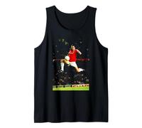 Manchester United Eric Cantona Leap Copa Mundial de Fútbol Camiseta sin Mangas