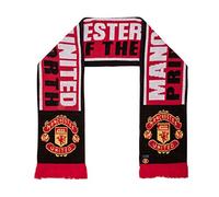 Manchester United FC - Bufanda oficial de punto - Jacquard - Rojo - Pride of the North
