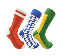 Manchester United FC Calcetines SicSock Retro para Hombre Pack de 3 (RD3816)