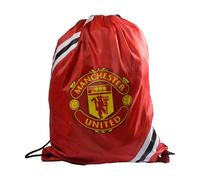 Manchester United FC Mochila de Cuerdas Diseño de Rayas (BS6013)