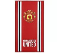 Manchester United FC Toalla Core Diseño de Rayas (BS4486)