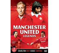 Manchester United Legends [4 DVD SET] Charlton, Best, Giggs & Cantona Man Utd