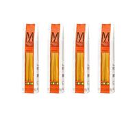 Mancini Pastificio Agricolo Spaghetti Línea Clásica - Pasta artesanal de sémola de trigo duro, con trigo de Las Marcas, trefilada en bronce y de secado lento - 4 paquetes de 500 g