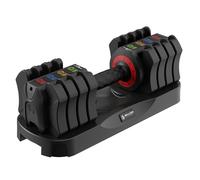 Mancuerna Ajustable 10kg para Musculación en Casa - Pesa 5 en 1 Ahorro de Espacio - Set de Mancuerna con Ajuste Rápido de 1 Segundo y Mango Antideslizante - Equipo de Fitness y Entrenamiento
