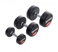 Mancuerna Compacta Profesional engomada Taurus 35 kg