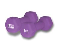 Mancuerna hexagonal recubierta de neopreno UFE Urban Fitness (x2) 1 kg Unisex