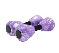 Mancuernas Acuáticas Portátiles, 2 Piezas de Espuma EVA de Alta Densidad, Superficie Flor Antideslizante, Flotabilidad Controlada, Apenas 136 g/par, Ideales para Ejercicio Acuático, Pérdida de Peso