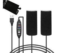 Mancuernas calentadas para moto | Banda de 3 temperaturas 5 V | Puños eléctricos para manillar de motocicleta - Para hombres y mujeres carretera diarios turismo ciclismo al aire libre viajes nocturnos