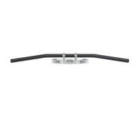 Mancuernas de acero 1" 25,4 mm sin hoyuelos Negro Trw Mcl123ss Sportster Dyna...