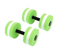 Mancuernas de agua, mancuernas acuáticas, mancuernas deportivas para ejercicios acuáticos, 2 piezas de mancuernas flotantes de agua EVA, ejercicio de yoga, mancuernas de espuma de agua(verde)