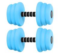 Mancuernas de agua para hombres, mujeres, adultos, niños, personas mayores, entrenamientos de recuperación, aeróbic, fitness, pesas de piscina para ejercicio acuático, 2 piezas de entrenamiento de
